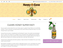 Tablet Screenshot of honeybgone.com